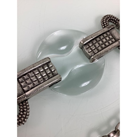 Chico’s Acrylic Rings Chain & Links Adjustable Belt Size OSFM EUC main image 7